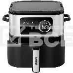 Аэрогриль Kitfort КТ-8127 1930Вт черный/серебристый, фото4