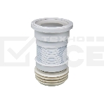 Труба для унитаза гофрированная армированная L 200-350 мм D110 мм, фото3