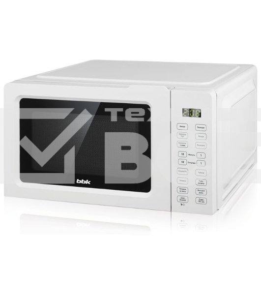 Микроволновая печь BBK 17MWS-785S/W белый, 17 л, 700 Вт, переключатели - сенсор