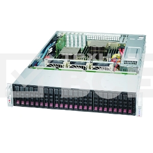 Корпус SuperMicro CSE-216BAC4-R1K23LPB 2U, LP, 20x 2.5-inch SAS3/SATA3 HDD/SSD and 4x NVMe/SAS3/SATA3 storage devices, w/o Expander, 2x 1200W