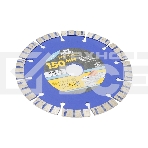 Диск отрезной алмазный турбо-сегментный, 150 x 2,3-2,4 x 10 x 22.2 мм, фото2