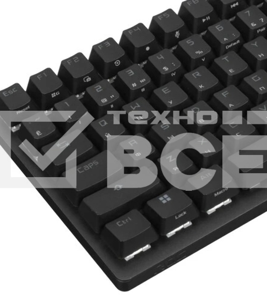 Клавиатура ASUS Strix Scope II 96 гибридная, Bluetooth, радиоканал, чёрный