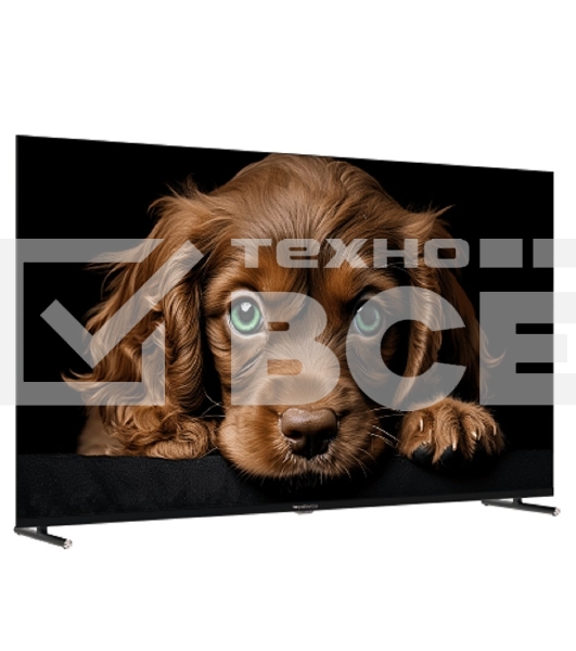 Телевизор Topdevice 50'' TDTV50CQ09U черный QLED UHD 60Hz Google TV 2/16Гб