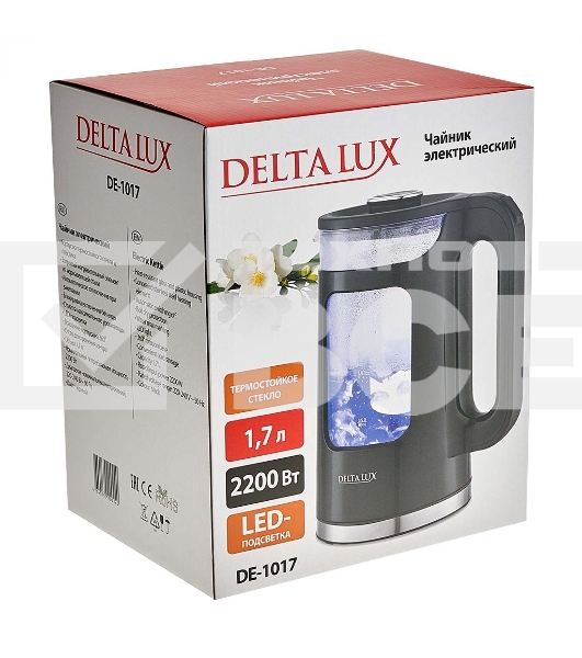 Чайник электрический DELTA LUX DE-1017