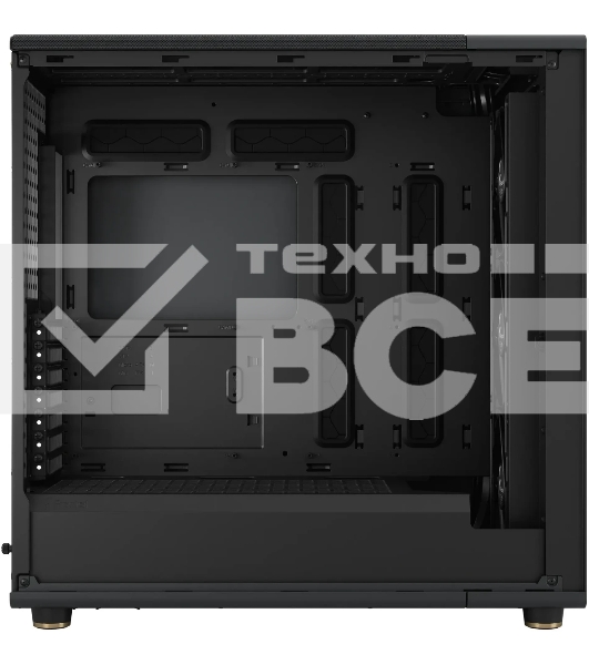 Компьютерный корпус без блока питания Case Fractal Design North XL, Full-Tower, 3x140мм, 2xUSB-A 3.0 + 1xUSB 3.2 Type-C E-ATX, ATX, mATX, mITX Wood panel Charcoal черный