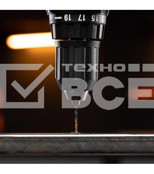 Сверло по металлу Denzel 2,5 мм, HSS-Tin, Golden Tip, 10 шт.