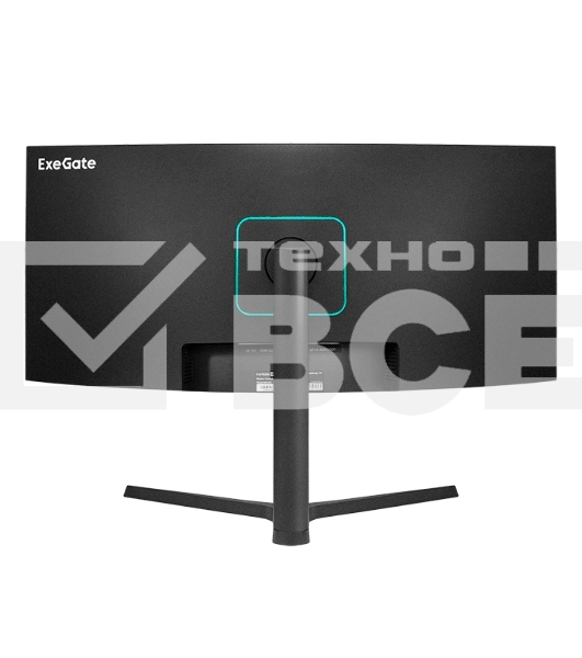 Монитор 34' ExeGate Combat EC3407TA VA 3440x1440, 165 Гц, 1 мс, 21:9, 300 кд/м², HDMI 2.0, DP 1.2, 3.5 Jack, FreeSync, изогнутый экран (1800R), черный
