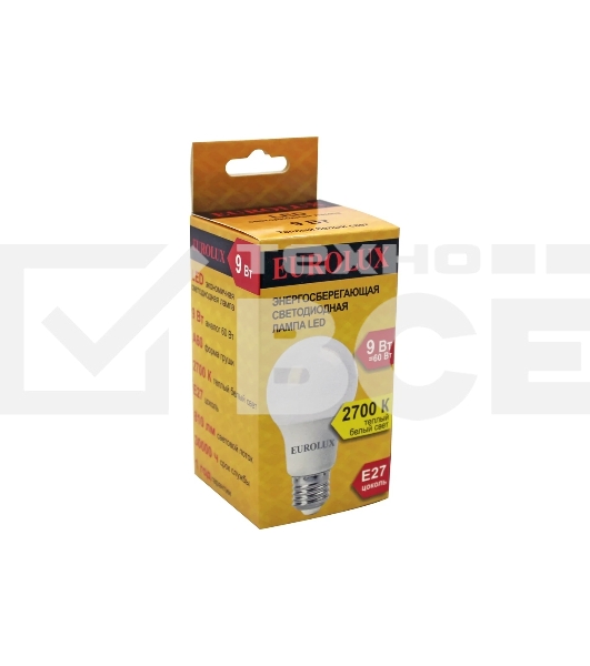 Лампа светодиодная EUROLUX LL-E-A60-9W-230-2