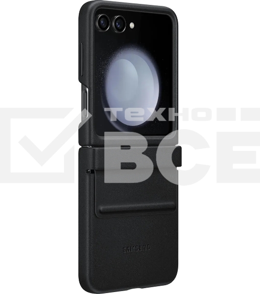 Чехол (клип-кейс) Samsung для Samsung Galaxy Z Flip5 Flap Eco-Leather Case B5 черный (EF-VF731PBEGRU)