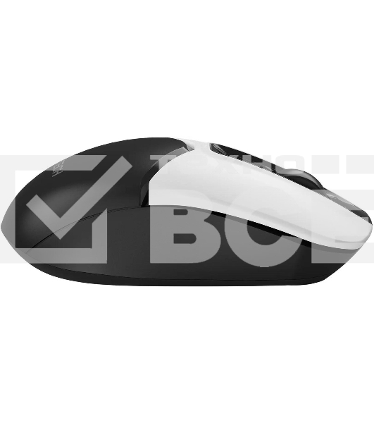 Мышь беспроводная A4Tech Fstyler FG12S белый/черный, 1200 dpi, радиоканал, USB, кнопки - 3