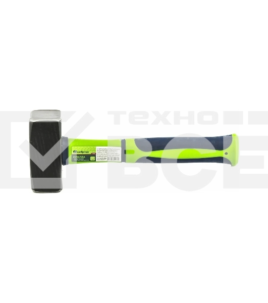 Кувалда Сибртех 1000 г, фибергласовая обрезиненная рукоятка