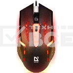 Мышь проводная Defender Flash MB-600L черный, 1200 dpi, USB, кнопки - 4, фото 1