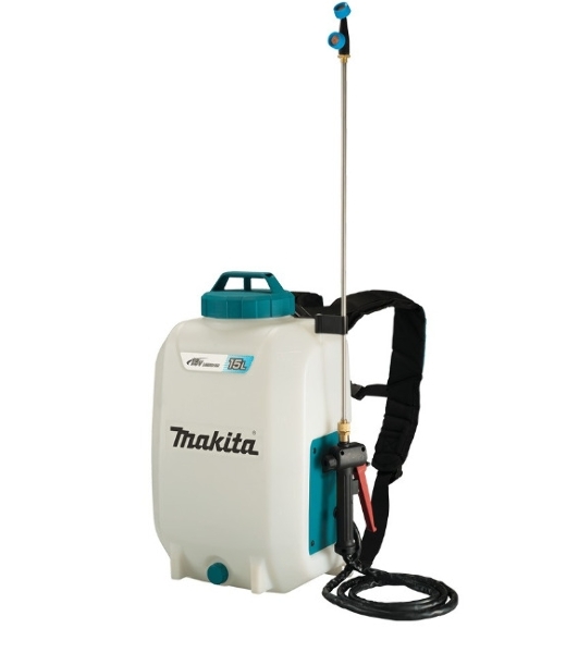 Опрыскиватель Makita DUS158Z ранц. 15л бирюзовый/белый