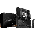 Материнская плата Gigabyte B850 AORUS STEALTH, AM5, AMD B850, 4xDDR5, 2xSATA, 4xM.2, 1xPCIe 5.0 x16, 1xPCIe 4.0 x16, 1xHDMI, 1x5Gb LAN, Wi-Fi 7, Bluetooth 5.4, 1xUSB-C 10Gbps, 2xUSB-A 10Gbps, 4xUSB-A 5Gbps, 4xUSB-A 2.0, 3x3.5 мм + S/PDIF оптический, 7.1, ATX, фото 1