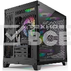 Компьютерный корпус AeroCool / Formula Crystal Z5 черный без БП mATX 1x120mm 2xUSB2.0 1xUSB3.0 audio bott PSU, фото11