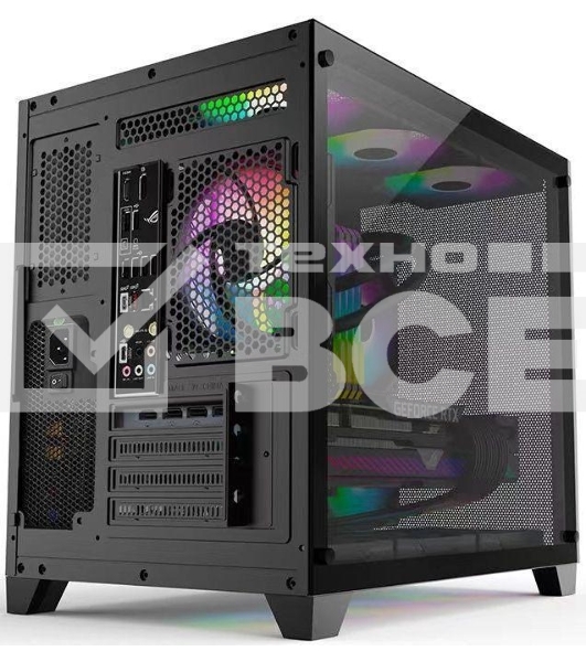 Компьютерный корпус AeroCool / Formula Crystal Z5 черный без БП mATX 1x120mm 2xUSB2.0 1xUSB3.0 audio bott PSU