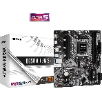 Материнская плата ASRock B650M-H/M.2+, AM5, AMD B650, 2xDDR5, 4xSATA, 2xM.2, 1xPCIe 4.0 x16, 1xDP, 1xHDMI, 1x1Gb LAN, 2xUSB 2.0, 3xUSB 3.2 Gen 1, 1xUSB-C, 3x3.5 мм, 7.1, Micro-ATX, фото 1