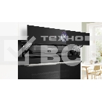 Духовой шкаф Bosch HSG7361B1 Home Connect!! Serie 8, черный, 21 режим + комбинированные режимы, функция приготовление на пару 100%, 4-слойное остекление, 3 цветных текстовых TFT-дисплея 2,5