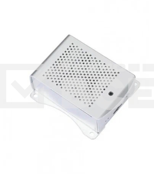 Корпус перфорированный Qumo с доп.креплением, Aluminum Case, Raspberry Pi 4B, silver(RS036)