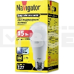 Лампа светодиодная Navigator 61 239 NLL-A70/A60-15-230-6.5K-E27 грушевидная, фото2