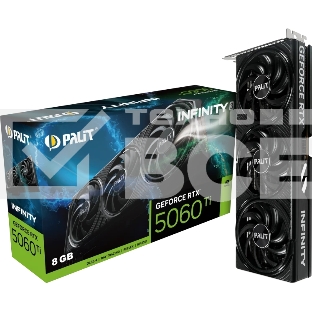 Видеокарта Palit PCIE16 RTX5060TI 8GB PA-RTX5060Ti INFINITY 3 8GB