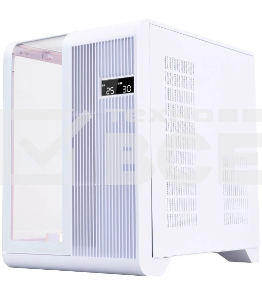 Компьютерный корпус 1STPLAYER RT5 ARGB белый, mATX, 3x120мм ARGB fans