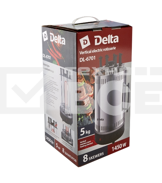 Шашлычница электрическая DELTA DL-6701