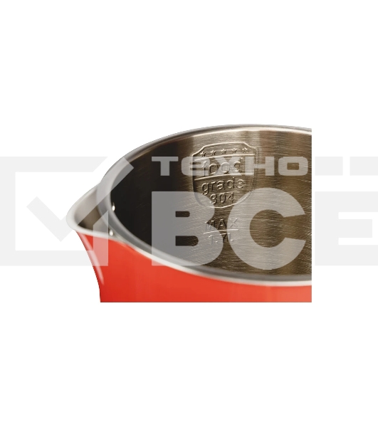 Чайник электрический ENERGY E-208 1,7 л красный, двойной корпус