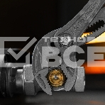 Клещи переставные Denzel кнопочный механизм, обливные рукоятки, 300 мм, фото8