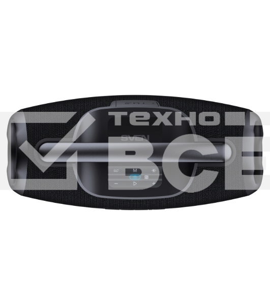 Портативная акустическая система SVEN PS-990, черный, 2.0, 2x90 Вт (RMS), IPx7, TWS, Bluetooth, USB, аккумулятор