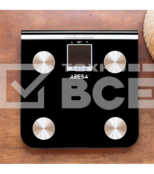 Весы напольные ARESA AR-4403, электрон., 150 кг, стекло