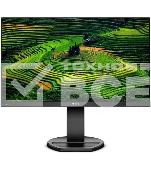 Монитор 23.8' Philips 241B8QJEB (00/01) IPS 1920x1080, 75 Гц, 5 мс, 16:9, 250 кд/м2, 1xHDMI, 1xDP, 1xDVI, 1xVGA, 4xUSB, 1x3.5 мм, черный