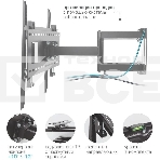 Кронштейн Kromax ATLANTIS-80 черный для LED/LCD телевизоров 32'-75', max 50 кг, настенный, фото7