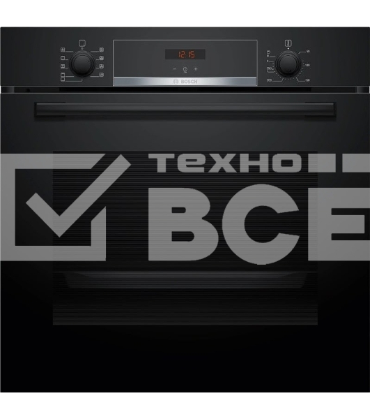 Духовой шкаф Bosch HBA534EB3 60 см, встраиваемый, электрический с конвекцией, объем 71 л