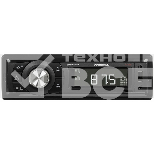 Автомагнитола Soundmax SM-CCR3062B, 1 DIN, Bluetooth, USB Type-A, AUX