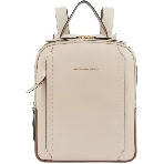 Рюкзак женский Piquadro Circle CA5566W92/BECU бежевый/кофейный кожа, фото 1
