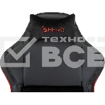 Кресло игровое A4Tech Bloody GC-780 черный, сиденье черный кожзам с подголов. крестов. металл черный, пластик черный, фото22