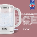 Чайник электрический Domfy DSW-EK304 1.7л. 2200Вт белый (корпус: стекло), фото9