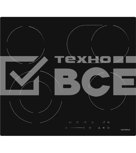 Варочная поверхность Darina 6Р Е 328 B черный