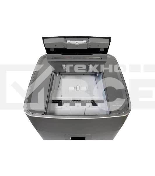 Шредер Office Kit SA375 серый/черный с автоподачей (секр.P-4) фрагменты 375лист. 42лтр. скрепки скобы пл.карты CD