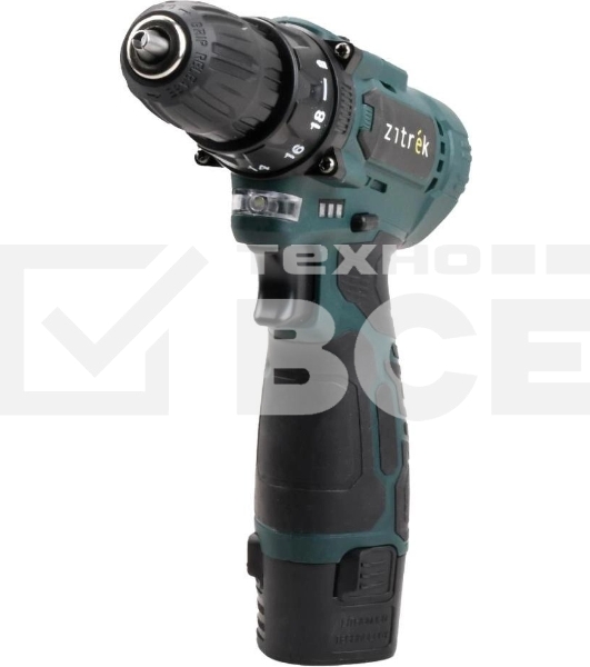Дрель-шуруповерт Zitrek Green 12V Plus 085-1013, Аккумуляторная, 12В