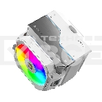 Кулер для процессора Alseye i600-W белый, 120 мм, алюминий/медь, 2300 об/мин, 37.8 дБ, 4 pin, 265 Вт, 160 мм, фото2
