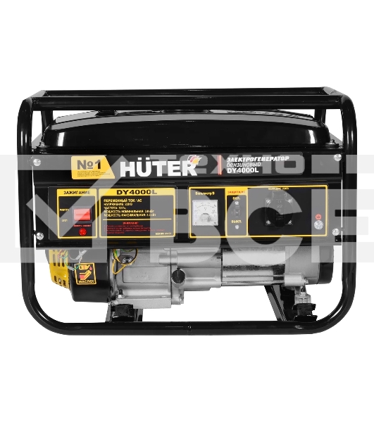 Электрогенератор бензиновый Huter DY4000L, 3.3 кВт, 68 дБ, 40.3 кг