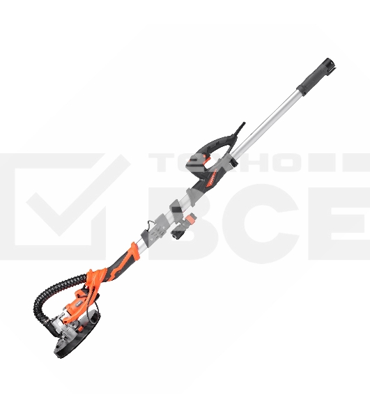 Машина шлифовальная Patriot Expert WS 225 SL 710Вт, 1700 об/мин, d диска 225 мм, d шлиф.подошвы 215 мм, доп. треугол.подошва 285*285*285 мм, подсветка, кейс (бетон, гипсокартон)