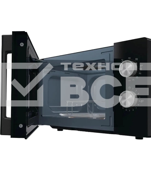 Микроволновая печь Gorenje MO20E2BH черный 20л 800Вт поворотный механизм