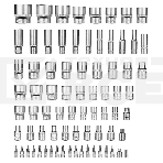 Набор инструментов для дома и авто в кейсе DEKO DKMT213, фото2