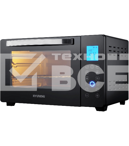 Мини-печь Hyundai MIO-HY096 28л. 1600Вт черный