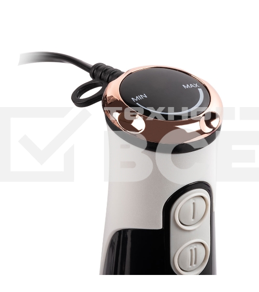 Блендер погружной Endever Sigma-81 черный/белый, 1000 Вт, нож из нержавеющей стали