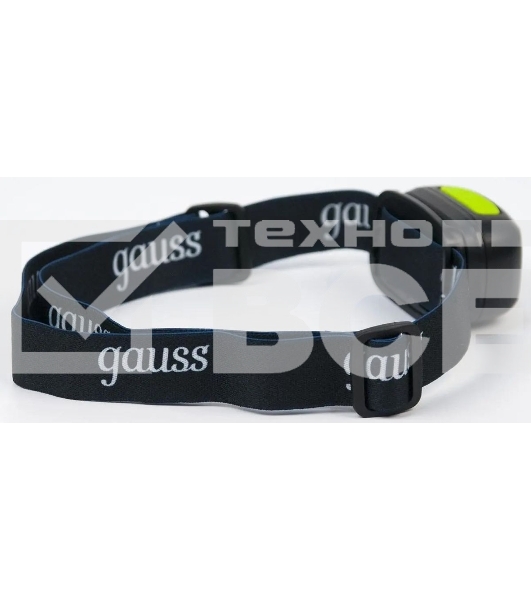 Фонарь налобный GAUSS GFL402 3W 220lm Li-ion 1200mAh LED