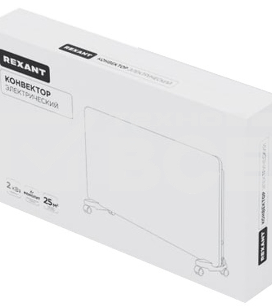 Конвектор Rexant 60-0111, белый, 2000 Вт, 25 м2, электронный термостат